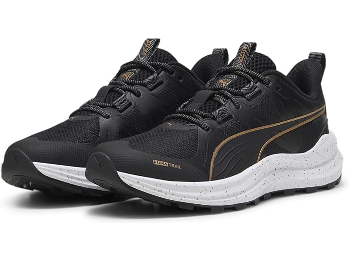 (取寄) プーマ メンズ リフレクト ライト トレイル PUMA men PUMA Reflect Lite Trail Puma Black/Puma Gold/Puma White