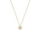 (取寄) コーチ レディース ハート ペンダント ネックレス COACH women COACH Heart Pendant Necklace Blush/Gold