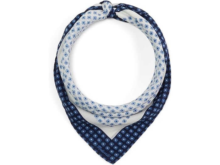 () ᥤɥ ǥ ˥å åȥ Х Madewell women Madewell Organic Cotton Bandana Hermitage Blue