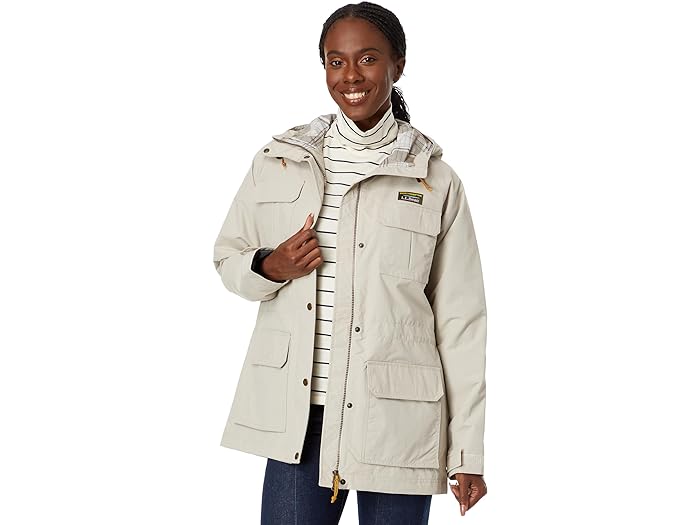 (取寄) エルエルビーン レディース マウンテン クラシック ウォーターレジスタント ジャケット L.L.Bean women L.L.Bean Mountain Classic Water-Resistant Jacket Gray Birch