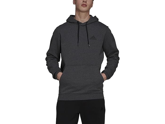 () ǥ  ե륳 ץ륪С ֡ǥ adidas men adidas Feelcozy Pullover Hoodie Dark Grey Heather/Black