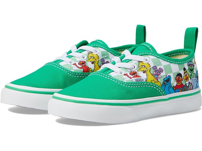 (取寄) バンズ キッズ キッズ オーセンティック エラスティック レース (インファント/トドラー) Vans Kids kids Vans Kids Authentic Elastic Lace (Infant/Toddler) Sesame Street Green/Multi