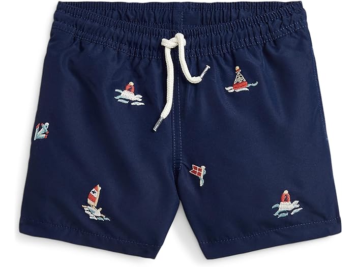 楽天ジェットラグ楽天市場店（取寄） ラルフローレン キッズ ボーイズ トラベラー スイム トランクス （リトル キッズ） Polo Ralph Lauren Kids boys Polo Ralph Lauren Kids Traveler Swim Trunks （Little Kids） Newport Navy