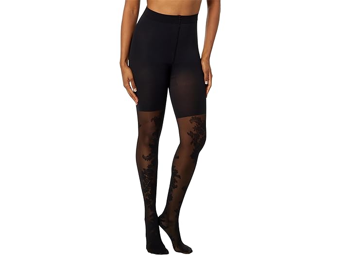 () XpNX fB[X t@bV ^Cg-Gh ^Cc t[ Spanx women Spanx Fashion Tight-End Tights Floral Very Black 1