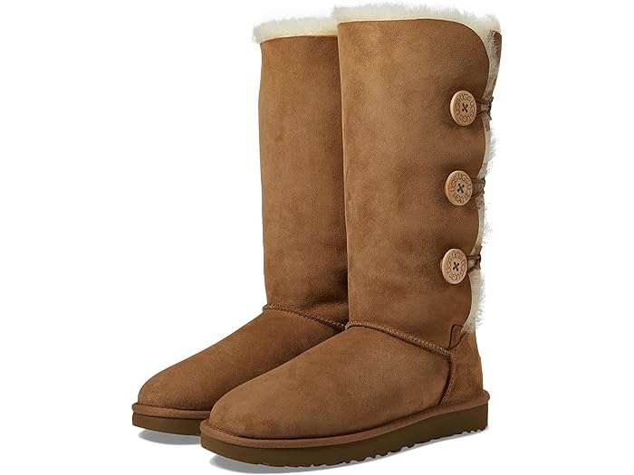 (取寄) アグ レディース ベイリー ボタン トリプレット リ UGG women UGG Bailey Button Triplet II Chestnut