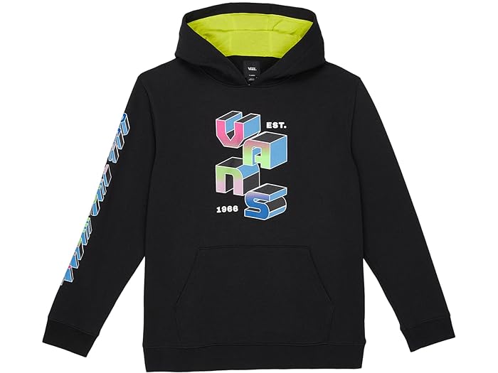 (取寄) バンズ キッズ ボーイズ デジタル フラッシュ プルオーバー (トドラー/リトル キッズ/ビッグ キッズ) Vans Kids boys Vans Kids Digital Flash Pullover (Toddler/Little Kids/Big Kids) Black