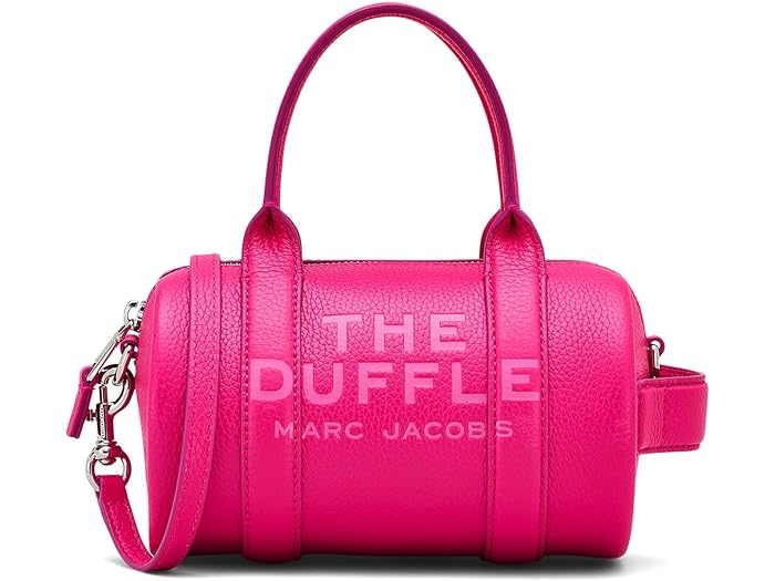 () ޡ֥ ǥ  쥶 ߥ åե Хå Marc Jacobs women Marc Jacobs The Leather Mini Duffle Bag Hot Pink