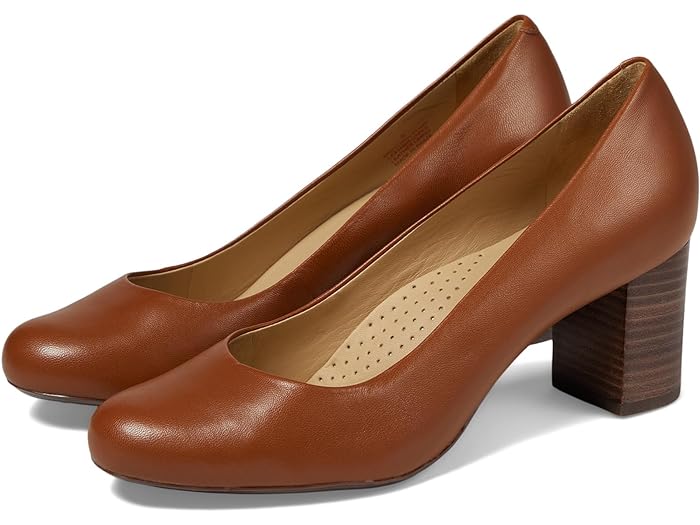 (取寄) マークジョセフニューヨーク レディース ミッドタウン ポンプ Marc Joseph New York women Midtown Pump Cognac Napa