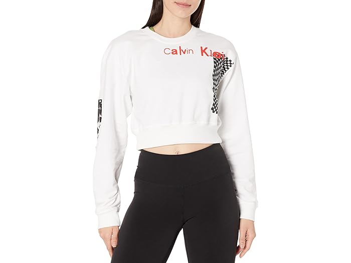 () JoNC A_[EFA fB[X 1996 t@bV N[ lbN XEFbgVc Calvin Klein Underwear women Calvin Klein Underwear 1996 Fashion Crew Neck Sweatshirt White