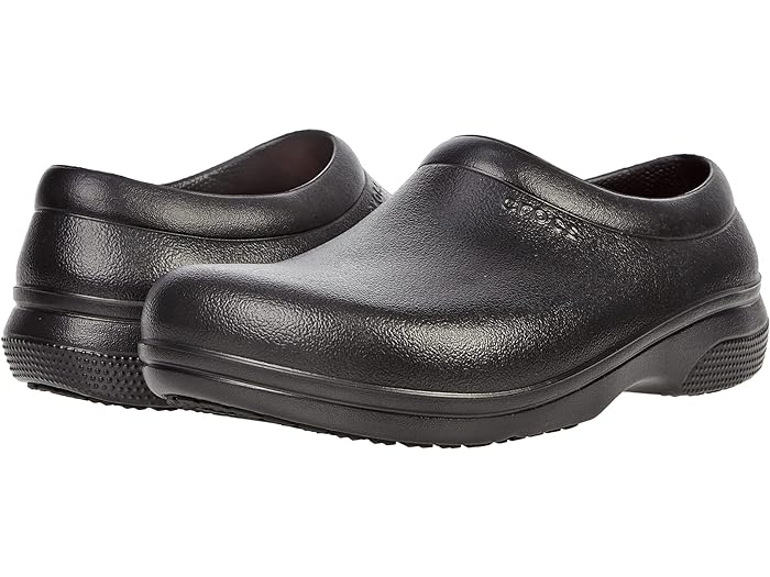 () [N I U NbN CgCh Xbv-I Crocs Work Crocs Work Work On The Clock Literide Slip-On Black