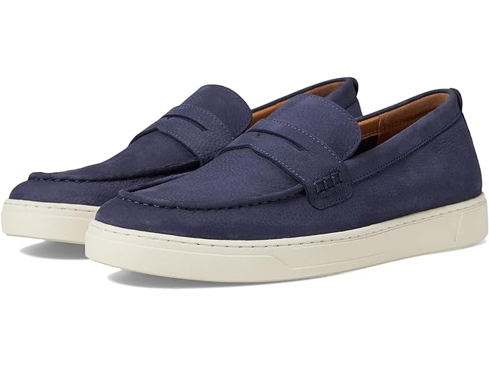 () Х˥å  ȥץ å- VIONIC men VIONIC Thompson Slip-ons Navy Blue Leather