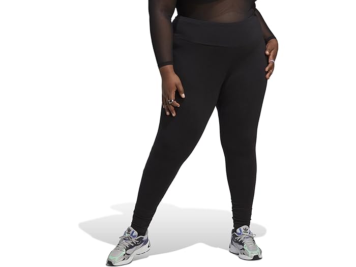 () AfB_X IWiX fB[X vX TCY AfBJ[ GbZV MOX adidas Originals women adidas Originals Plus Size adiColor Essentials Leggings Black