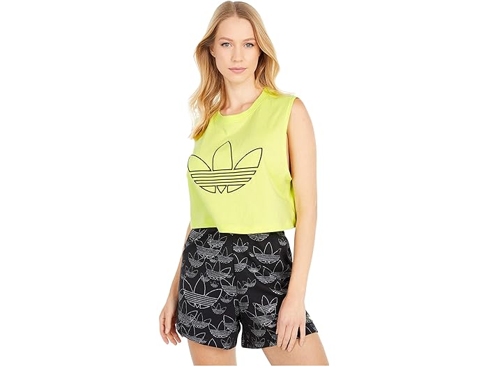 () AfB_X IWiX fB[X Nbvh ^N gbv adidas Originals women adidas Originals Cropped Tank Top Semi Frozen Yellow