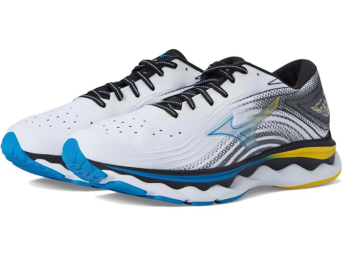 (取寄) ミズノ メンズ ウェーブ スカイ 6 Mizuno men Mizuno Wave Sky 6 White/Cyber Yellow