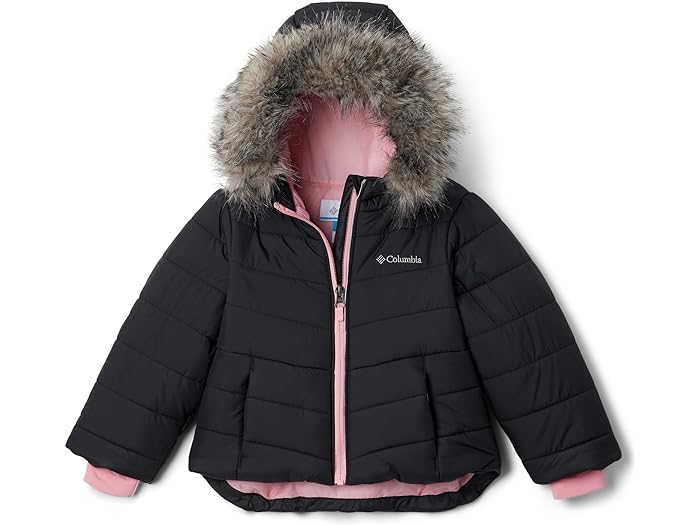 () ӥ å 륺 ȥ 쥹  աǥå 㥱å (ȥɥ顼) Columbia Kids girls Columbia Kids Katelyn Crest II Hooded Jacket (Toddler) Black/Pink Orchid