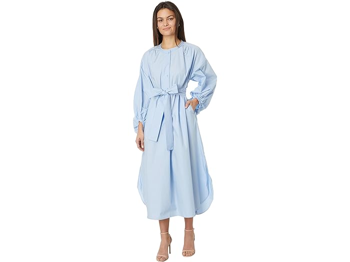 () CObV t@Ng[ fB[X r[ X[u }LV hX English Factory women English Factory Billow Sleeve Maxi Dress Powder Blue