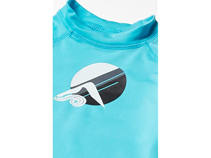 (取寄) カヌ サーフ ボーイズ パラダイス Upf 50+ サン プロテクティブ ラッシュガード (ビッグ キッズ) Kanu Surf boys Paradise UPF 50+ Sun Protective Rashguard (Big Kids) Seaside Aqua