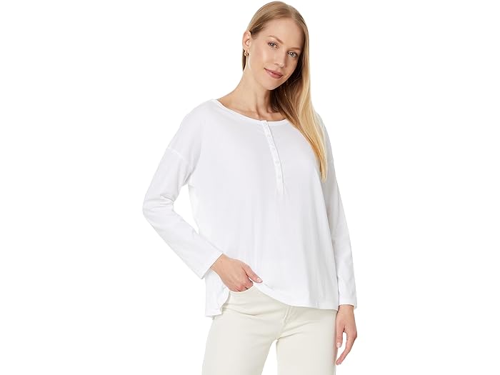 ()  P ǥ å-եå إ꡼ Lilla P women Lilla P Relaxed Henley White