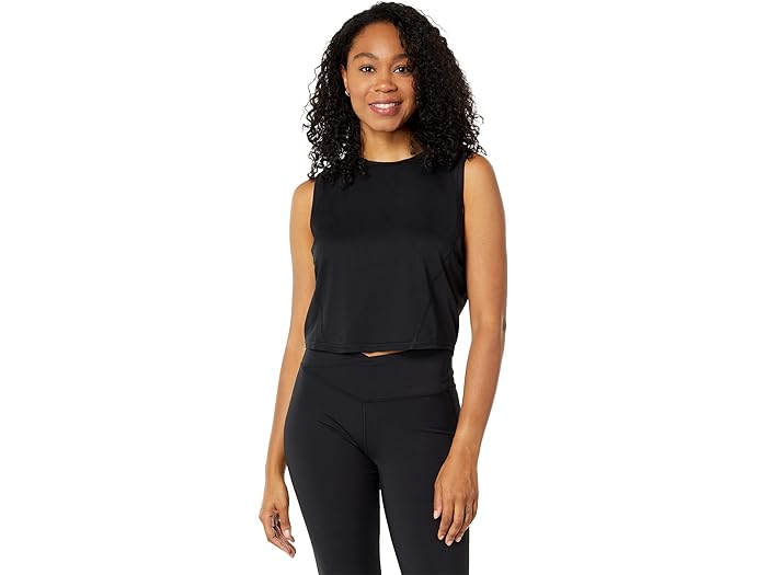 () XCu \VGe fB[X I[v obN Nbv ^N THRIVE SOCIETE women THRIVE SOCIETE Open Back Crop Tank Black