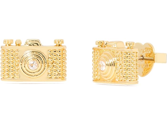 (取寄) ケイトスペード レディース カメラ スタッズ Kate Spade New York women Kate Spade New York Camera Studs Gold