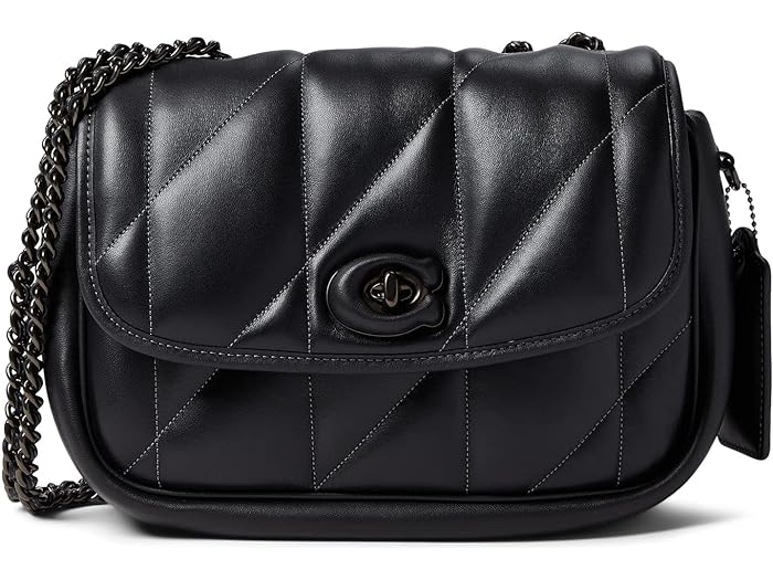 マディソン (取寄) コーチ レディース キルテッド ピロー マディソン ショルダー バッグ COACH women COACH Quilted Pillow Madison Shoulder Bag Black