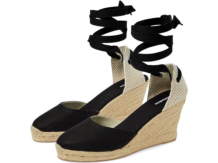 (取寄) ソルドス レディース マルセイユ ウェッジ エスパドリーユ Soludos women Marseille Wedge Espadrille Black