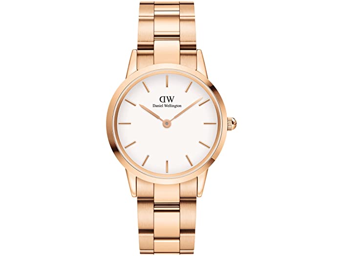 (取寄)ダニエルウェリントン32ミリアイコニックリンクブレスレットウォッチDanielWellington32mmIconicLinkBraceletWatchRoseGold/White