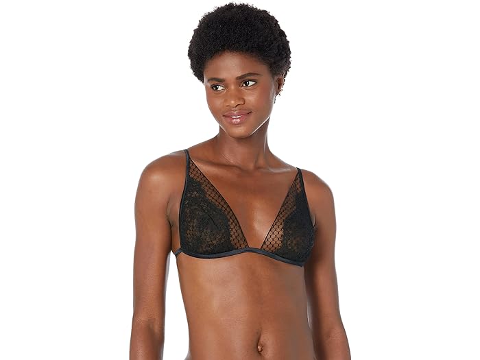 ()  ڥ ǥ ϥˡ ɡ 磻쥹 ȥ饤󥰥 ֥ La Perla women La Perla Honeycomb Shadows Wireless Triangle Bra Onyx