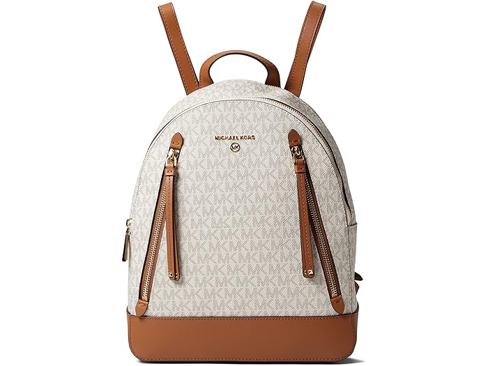 (取寄) マイケルコース レディース ブルックリン ミディアム バックパック MICHAEL Michael Kors women MICHAEL Michael Kors Brooklyn Medium Backpack Vanilla/Acorn