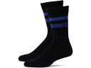 (取寄) ビルケンシュトック コットン クルー ストライプ ソックス Birkenstock Cotton Crew Stripe Socks Black