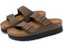 (取寄) ビルケンシュトック レディース パピリオ バイ アリゾナ プラットフォーム サンダル - ビーガン Birkenstock women Papillio by Arizona Platform Sandal - Vegan Mocha