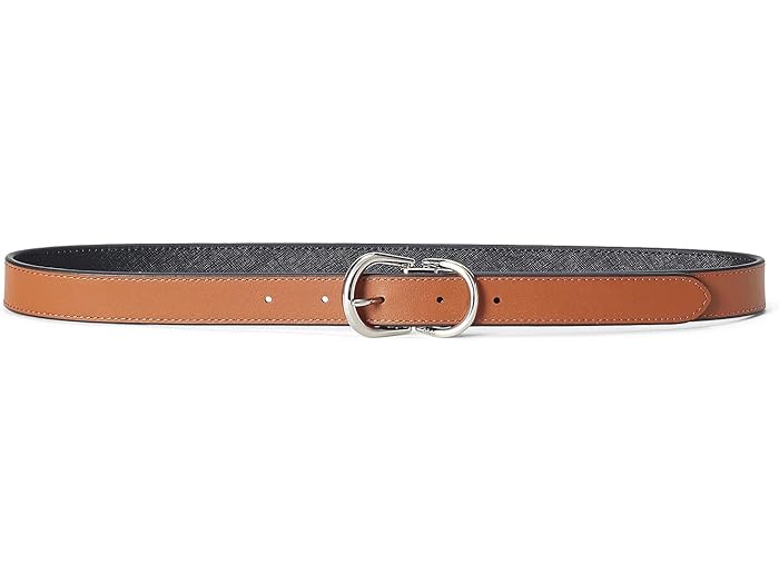 (取寄) ローレン ラルフローレン レディース リバーシブル クロスハッチ レザー ベルト LAUREN Ralph Lauren women Reversible Crosshatch Leather Belt Black/Lauren Tan
