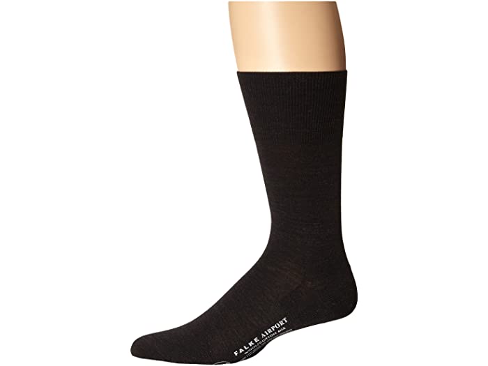 (取寄) ファルケ メンズ メリノ エアポート クルー ソックス ウィズ コットン ライニング Falke men Falke Merino Airport Crew Socks with Cotton Lining Anthracite