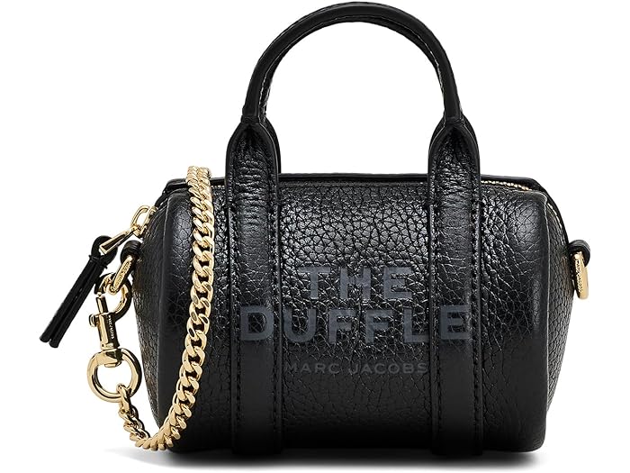 (取寄) マークジェイコブス レディース ザ レザー ナノ ダッフル クロスボディ Marc Jacobs women Marc Jacobs The Leather Nano Duffle Crossbody Blackのサムネイル