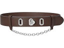 (取寄) ローレン ラルフローレン レディース フリップ-ロック レザー ワイド ベルト LAUREN Ralph Lauren women Flip-Lock Leather Wide Belt Dark Mahogany