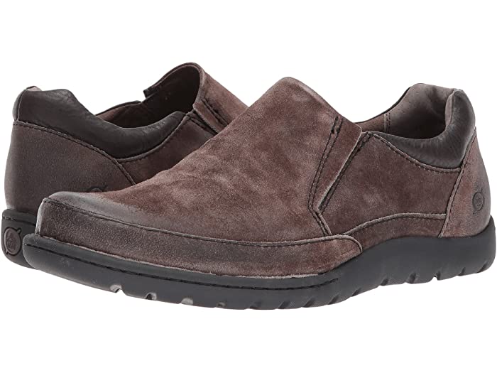 () {[ Y iCWF Xbv-I Born men Born Nigel Slip-On Grey/Grey Combo