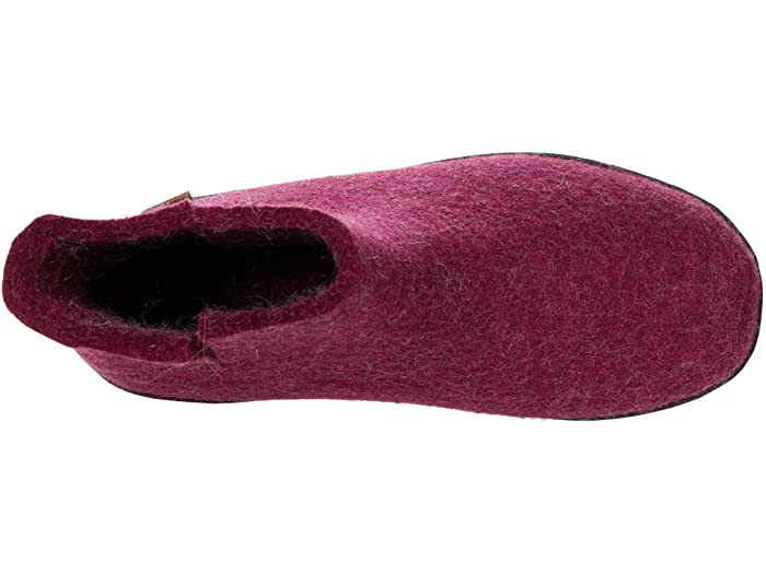 (取寄)ウールブーツラバーGlerupsWoolBootRubberOutsoleCranberry/BlackRubber