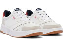 (取寄) ケッズ レディース ザ コート レースアップ Keds women The Court Lace-Up White/Red Leather/Suede