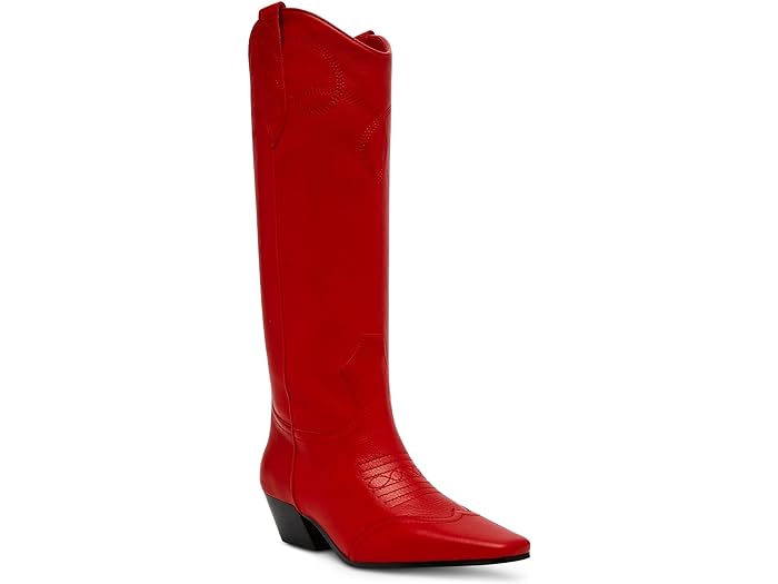 () ƥ֥ޥǥ ǥ ɥ꡼ 塼  Steve Madden women Dollie Red Leather