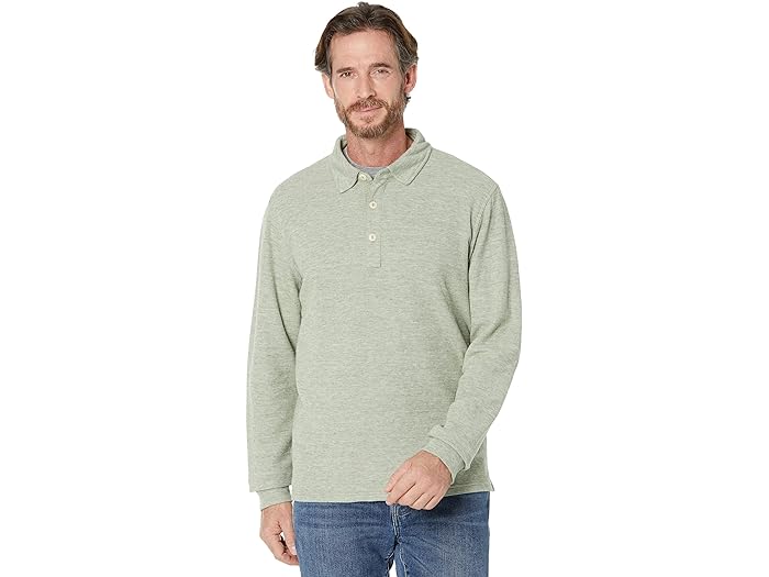 (取寄) ヴィンヤードヴァインズ メンズ テクスチャー ロング スリーブ ポロ Vineyard Vines men Vineyard Vines Textured Long Sleeve Polo Sage Olive
