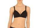 (取寄) ナトリ レディース ピュア ラグゼ ワイヤレス コンツアー Natori women Pure Luxe Wireless Contour Black