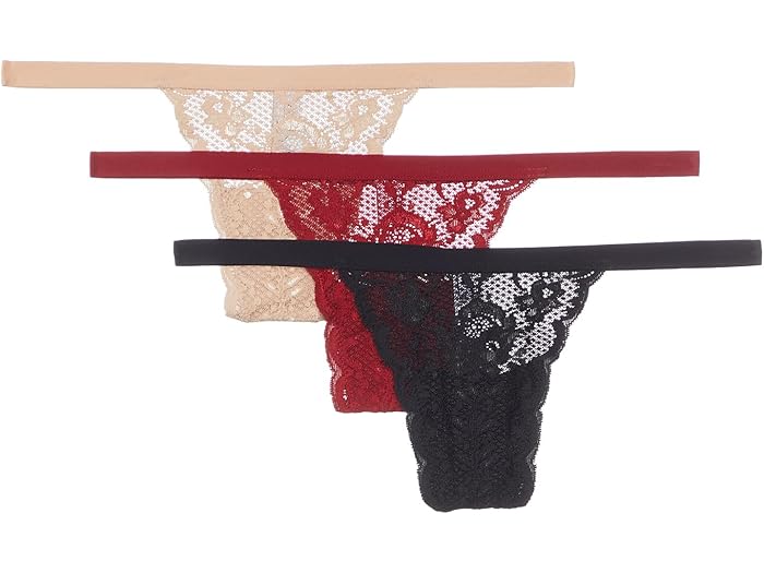 (取寄) コサベラ レディース ネバー セイ ネバー G-ストリング 3-パック スキムピー Cosabella women Never Say Never G-String 3-Pack Skimpie Red/Black/Sette