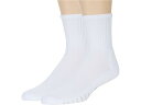 (取寄) ユーロソックス スラム クール クルー 2-パック Eurosock Slam Cool Crew 2-Pack White(4)