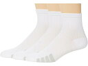 (取寄) ユーロソックス バイク クオーター コンプレッション 3-パック Eurosock Bike Quarter Compression 3-Pack White