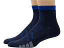 (取寄) ユーロソックス バイク クオーター コンプレッション 2-パック Eurosock Bike Quarter Compression 2-Pack Navy