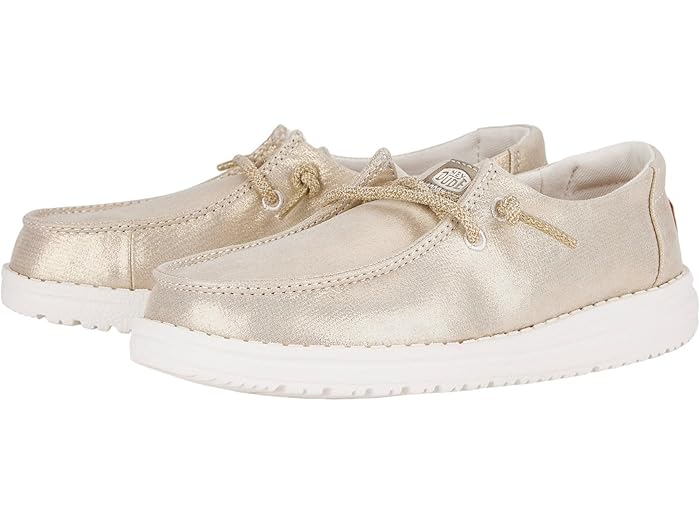 (取寄) ヘイデュードキッズ ガールズ ウェンディ メタリック シャイン (リトル キッド/ビッグ キッド) Hey Dude Kids girls Hey Dude Kids Wendy Metallic Shine (Little Kid/Big Kid) Gold