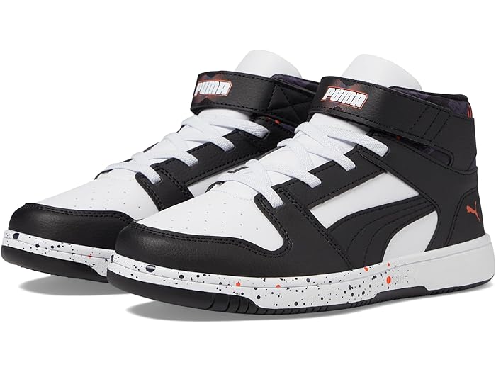 (取寄) プーマ キッズ キッズ リバウンド レイアップ (リトル キッド) PUMA Kids kids PUMA Kids Rebound Layup (Little Kid) Puma White/Puma Black/Galactic Gray