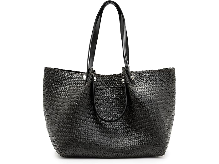 (取寄) オールセインツ レディース アリントン ストロー トート AllSaints women Allington Straw Tote Black1