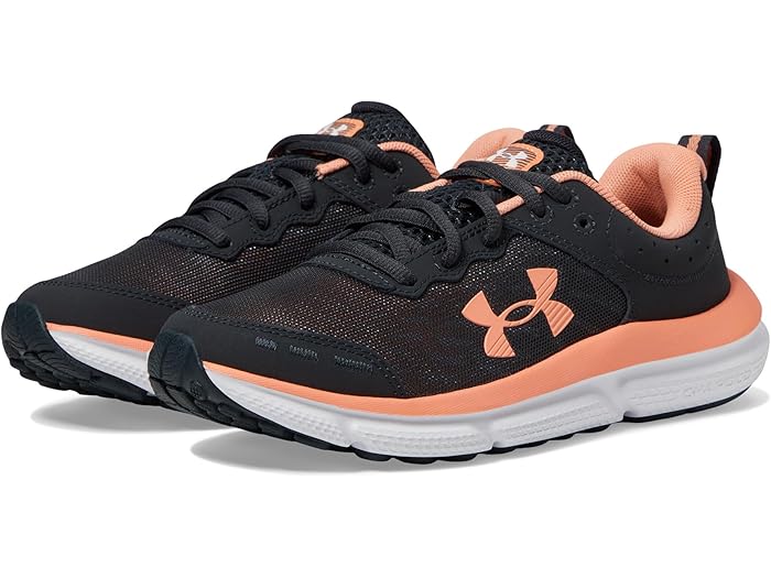 (取寄) アンダーアーマー キッズ ガールズ アサート 10 (ビッグ キッド) Under Armour Kids girls Assert 10 (Big Kid) Anthracite/White/Flare Orange