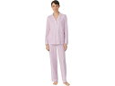 (取寄) ローレン ラルフローレン レディース オーガニック コットン ロング スリーブ ノッチ カラー Pj セット LAUREN Ralph Lauren ...